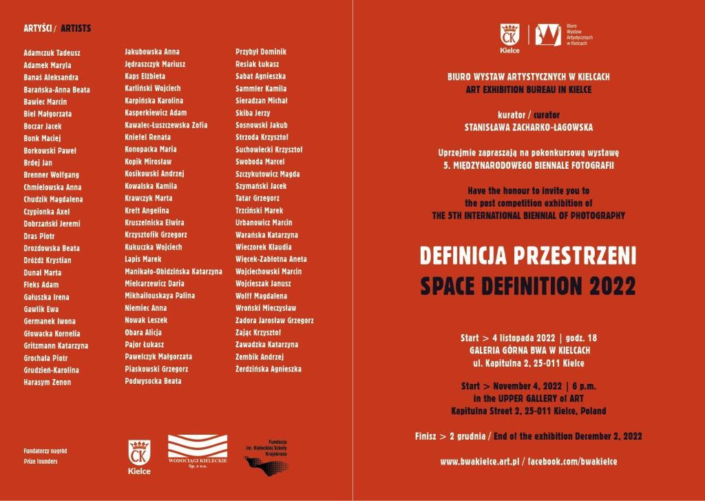 Auszeichnung bei der 5. internationalen Biennale der Fotografie – Space Definition 2022 in Kielce